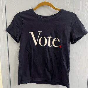 J. Crew Navy Vote T-Shirt